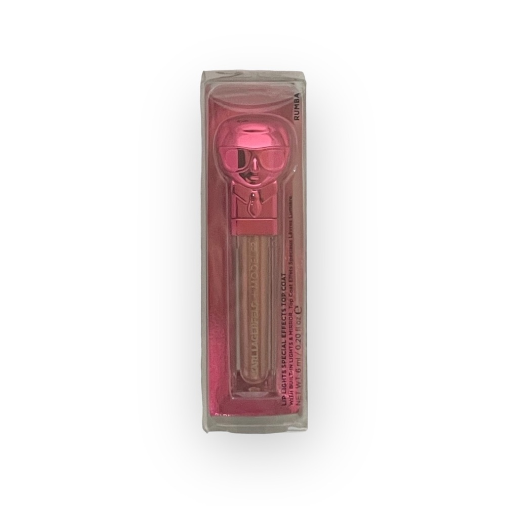 new Karl Lagerfeld x Modelco ᨎ Lip Lights Special FX Top Coat Gloss ᨎ Rhumba ᨎ - Picture 10 of 16